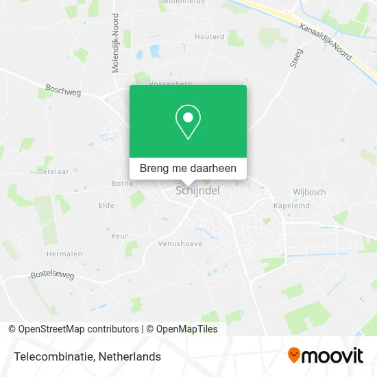 Telecombinatie kaart