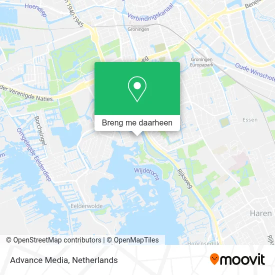 Advance Media kaart
