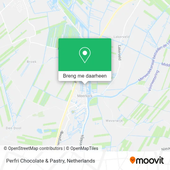 Perfri Chocolate & Pastry kaart