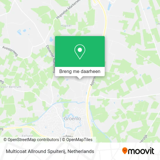 Multicoat Allround Spuiterij kaart