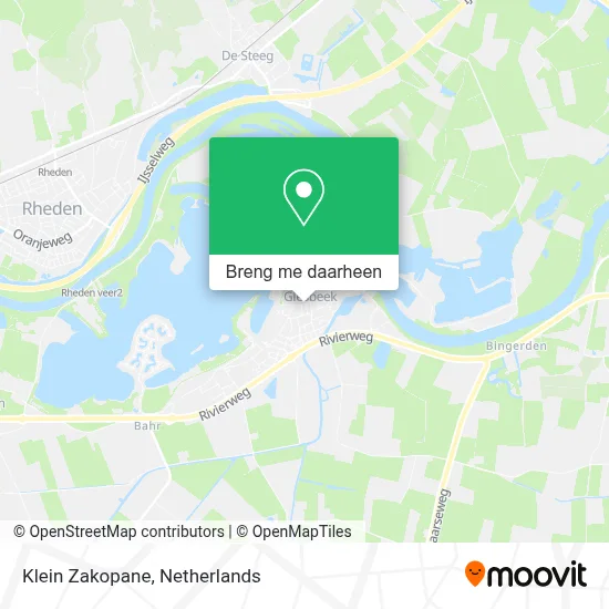 Klein Zakopane kaart