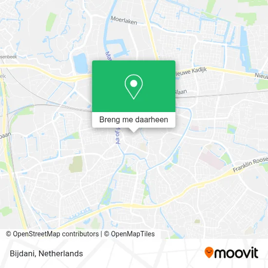Bijdani kaart