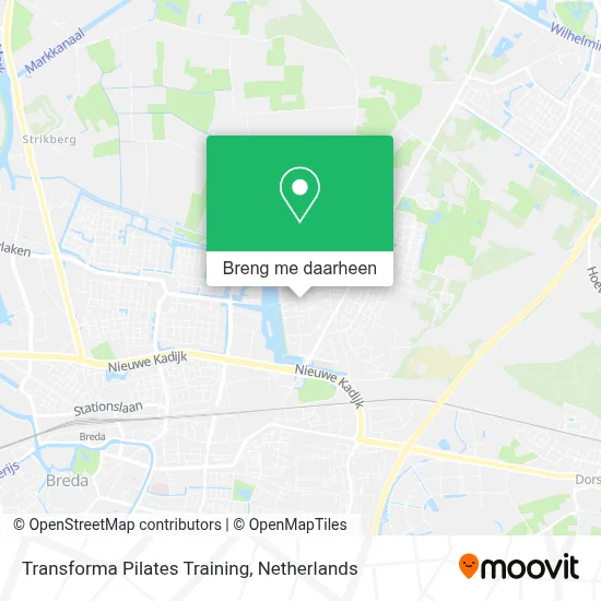 Transforma Pilates Training kaart