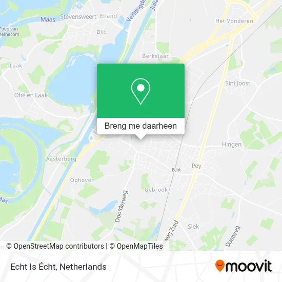 Echt Is Écht kaart