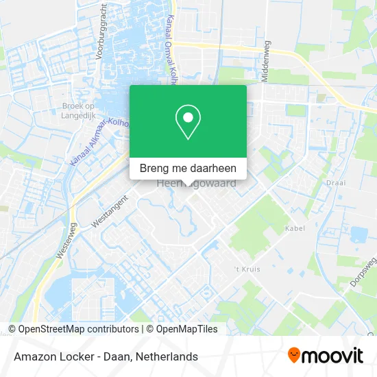 Amazon Locker - Daan kaart