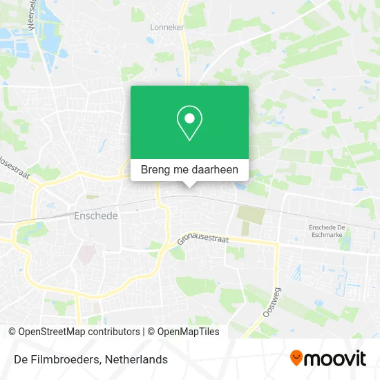De Filmbroeders kaart
