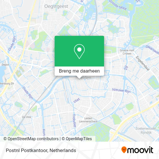 Postnl Postkantoor kaart