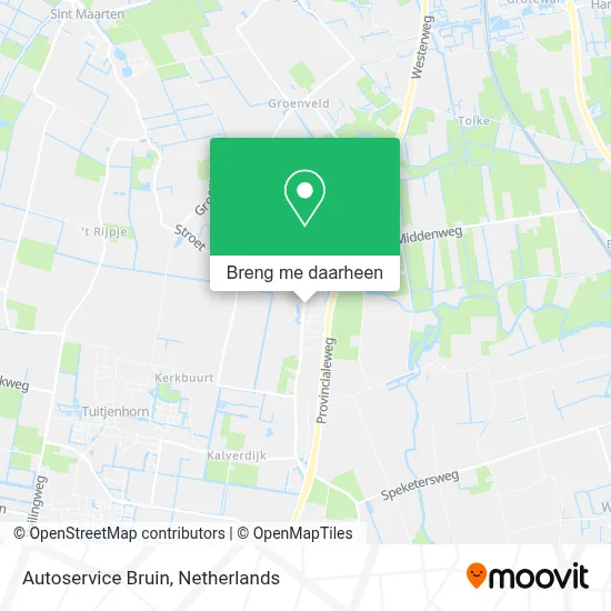 Autoservice Bruin kaart