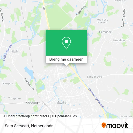 Sem Serveert kaart