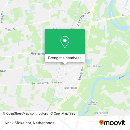 Kaak Makelaar kaart