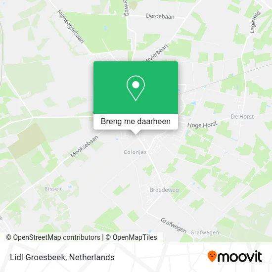Lidl Groesbeek kaart