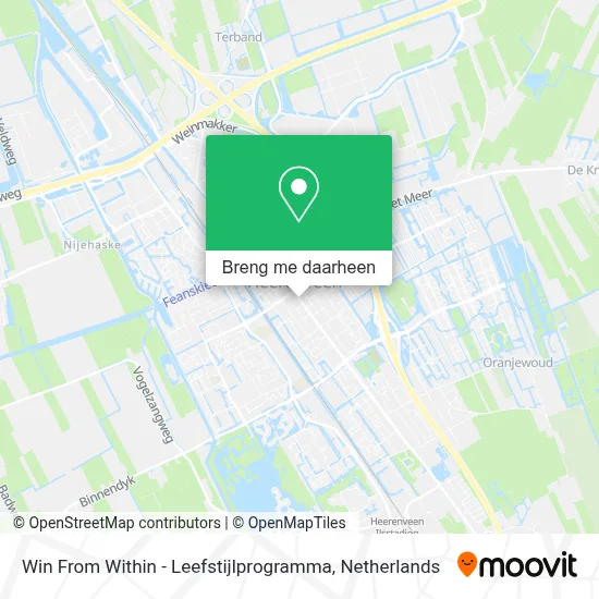 Win From Within - Leefstijlprogramma kaart