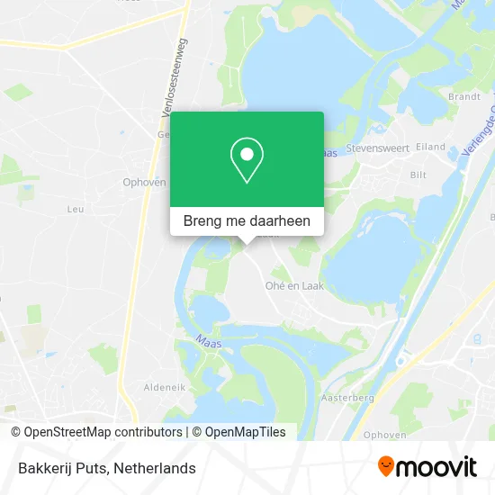 Bakkerij Puts kaart