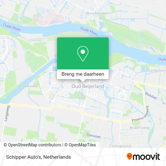 Schipper Auto's kaart