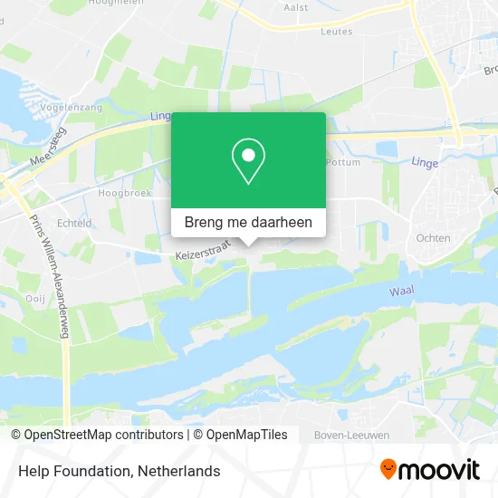 Help Foundation kaart
