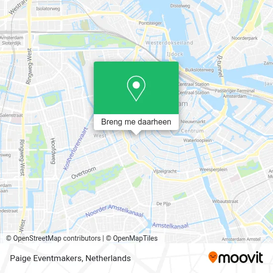 Paige Eventmakers kaart