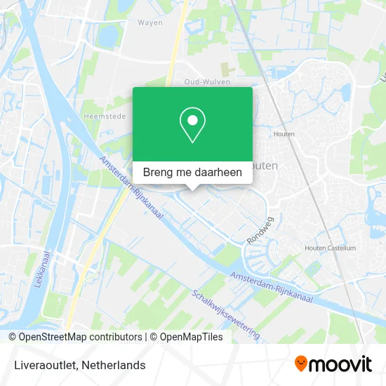 Liveraoutlet kaart