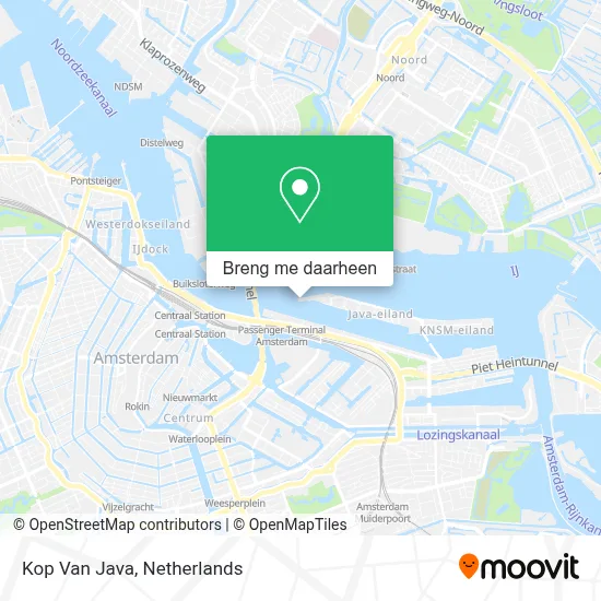 Kop Van Java kaart