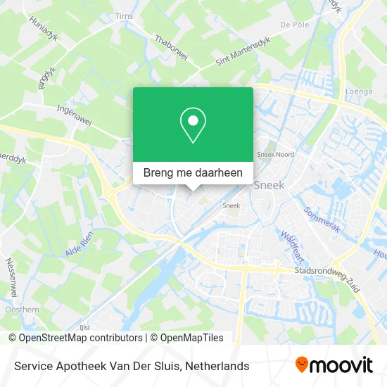 Service Apotheek Van Der Sluis kaart