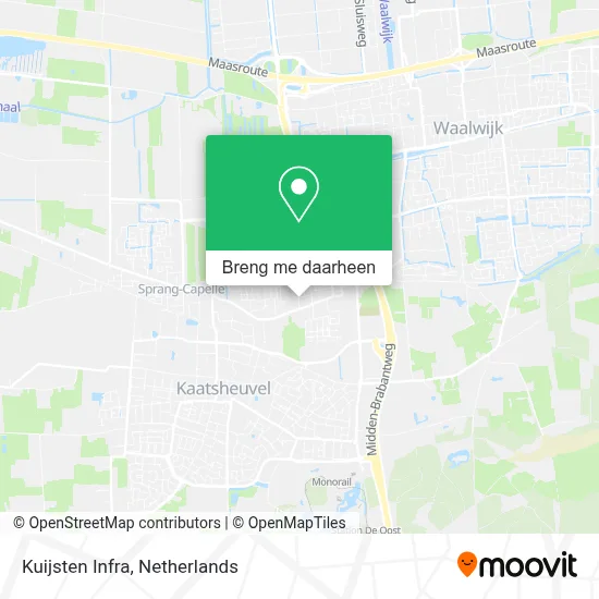 Kuijsten Infra kaart