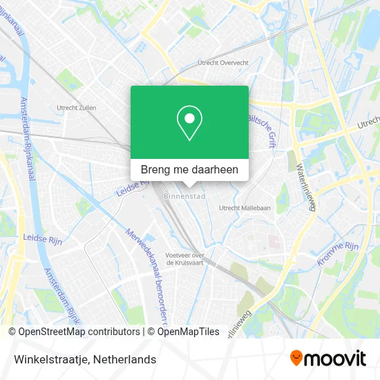Winkelstraatje kaart