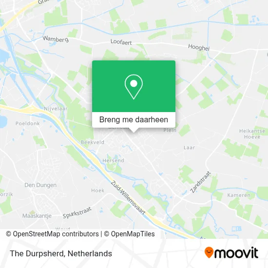 The Durpsherd kaart