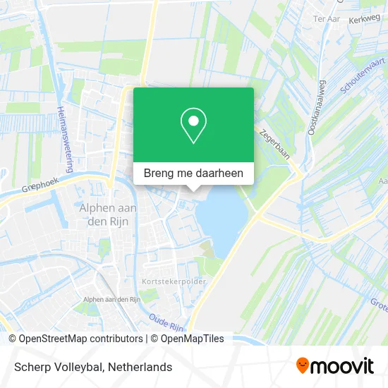 Scherp Volleybal kaart