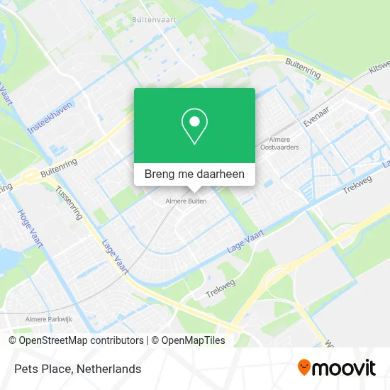 Pets Place kaart