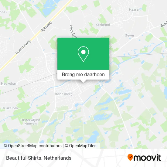 Beautiful-Shirts kaart