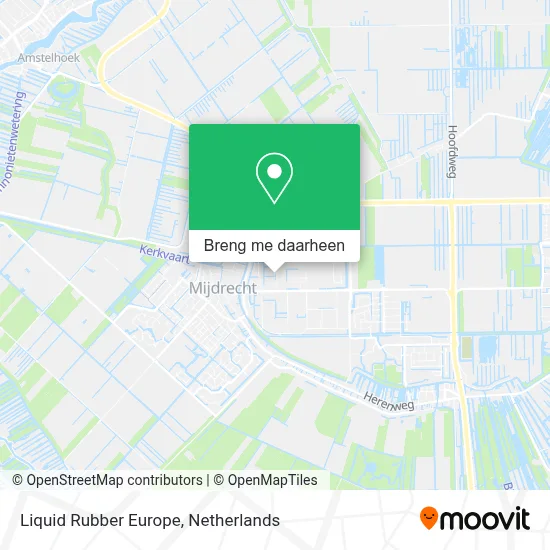 Liquid Rubber Europe kaart