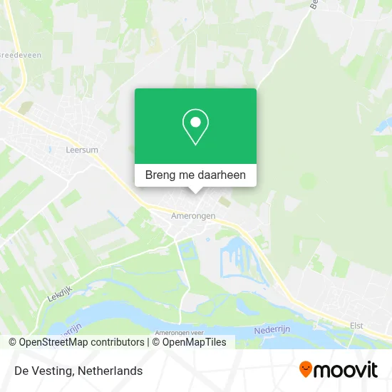 De Vesting kaart