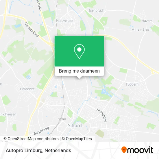 Autopro Limburg kaart