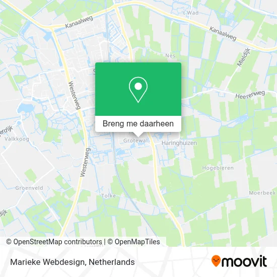 Marieke Webdesign kaart