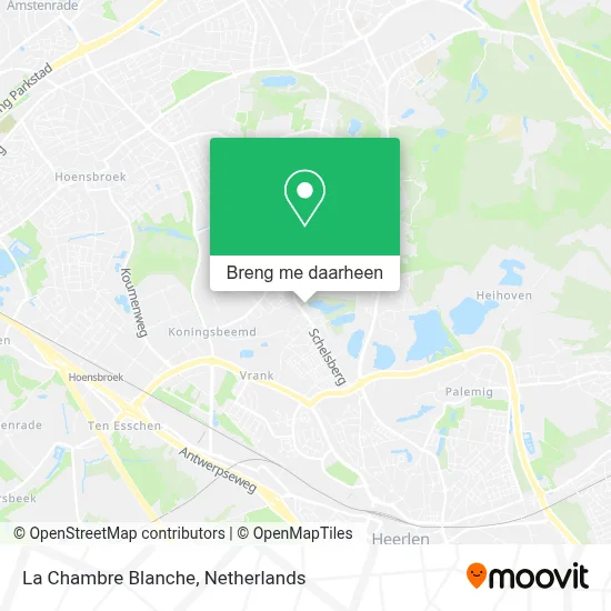 La Chambre Blanche kaart
