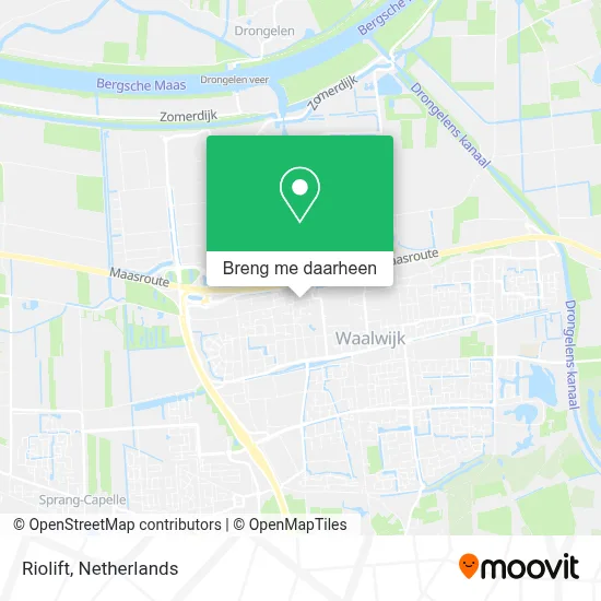 Riolift kaart