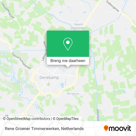 Rene Groener Timmerwerken kaart