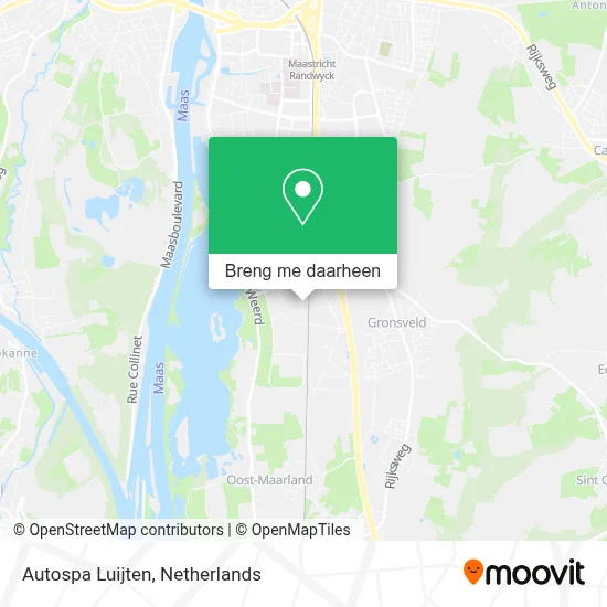 Autospa Luijten kaart