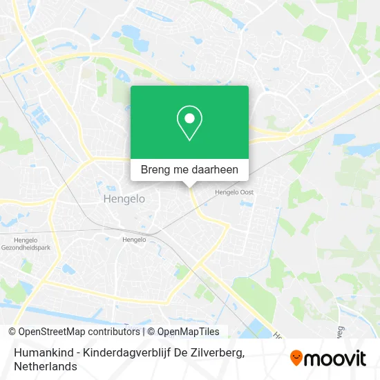 Humankind - Kinderdagverblijf De Zilverberg kaart