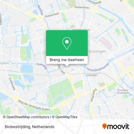 Biobestrijding kaart