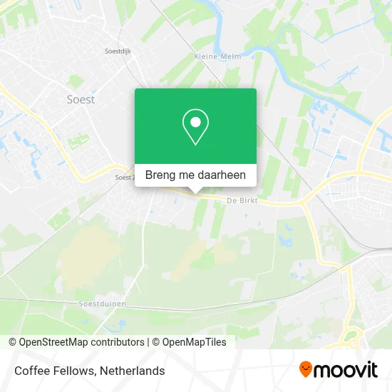 Coffee Fellows kaart