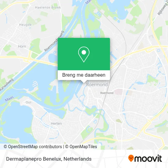 Dermaplanepro Benelux kaart
