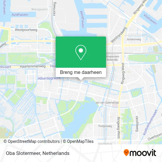 Oba Slotermeer kaart