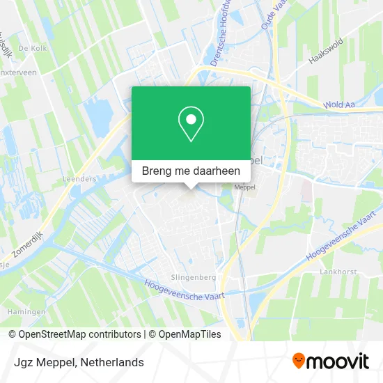 Jgz Meppel kaart