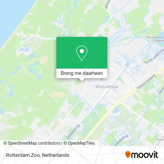 Rotterdam Zoo kaart