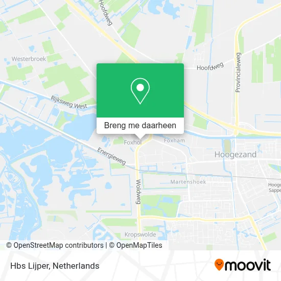 Hbs Lijper kaart