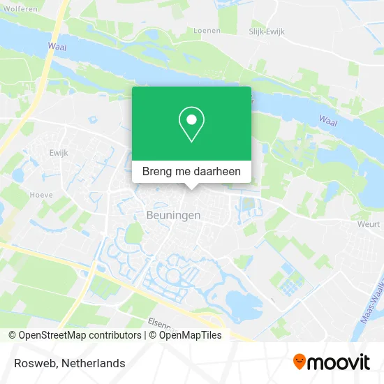 Rosweb kaart