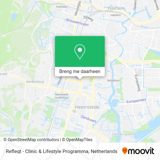 Refleqt - Clinic & Lifestyle Programma kaart