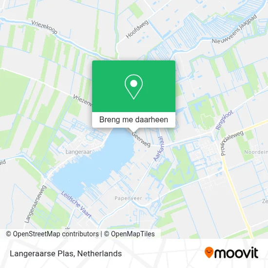 Langeraarse Plas kaart