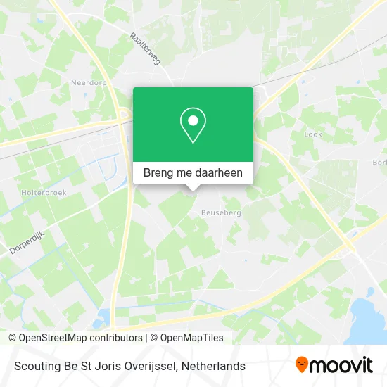 Scouting Be St Joris Overijssel kaart