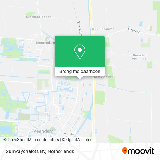 Sunwaychalets Bv kaart